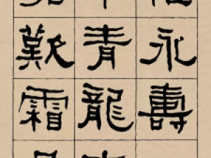 何绍基隶书临《礼器碑》，精彩绝伦