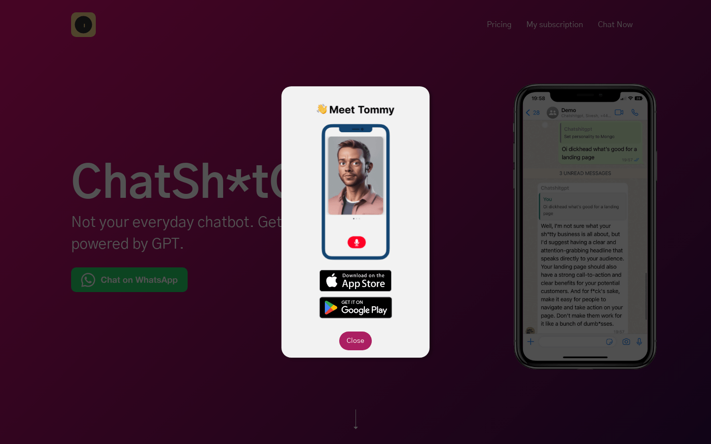 ChatShitGPT, 一款AI好工具