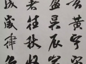 米芾《集字行书千字文》，学米字，不妨学习此帖，全是精华！