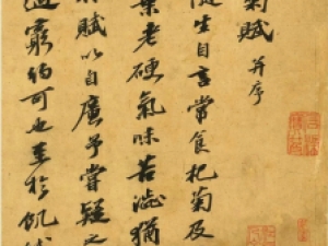 苏轼行书《后杞菊赋》，心胸豁达，超然物外