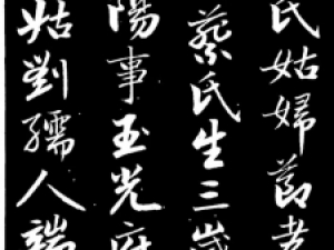 曾国藩行书《欧阳氏姑妇节孝家传》欣赏