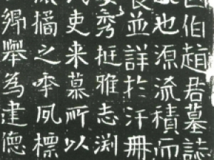 隋代楷书《赵世摸墓志》，书风朴拙，值得一赏